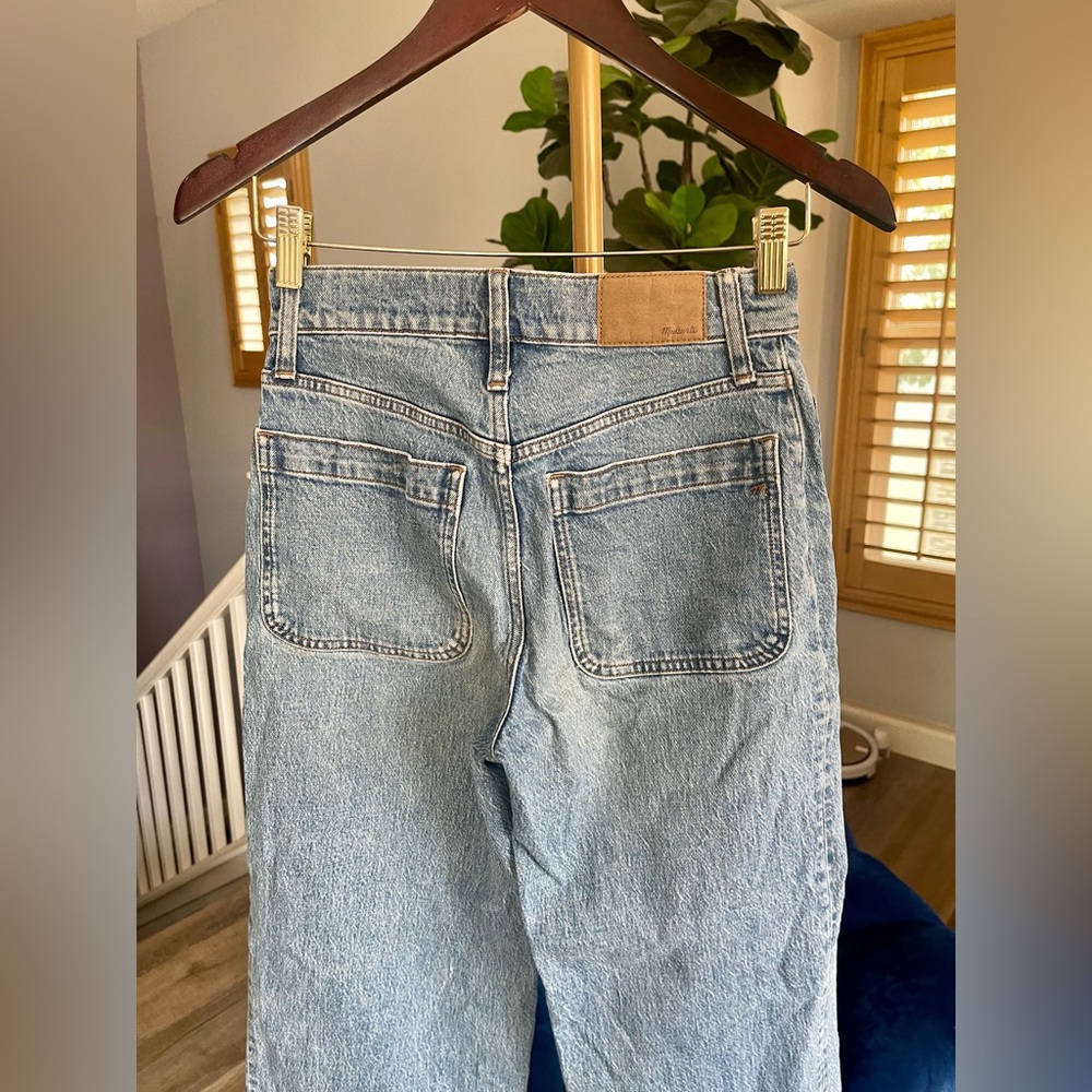 Madewell The Perfect Vintage Patch Pocket Wide Leg Jeans Women’s Size 24 - Picture 7 of 10